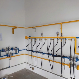 Lắp đặt hệ thống gas công nghiệp Nhà Hàng Đạt chuẩn PCCC