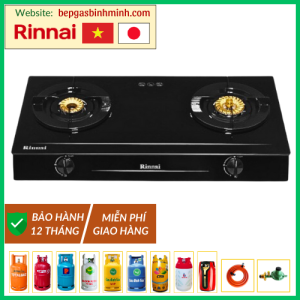 Bếp Gas Đôi Rinnai RV-7 Double Glass (L) Việt - Nhật
