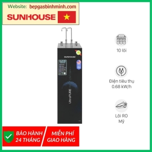 Máy lọc nước RO nóng nguội lạnh Sunhouse UltraPURE SHA76622KL 10 lõi