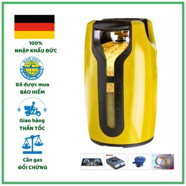 Bình Gas Miss Nhựa Vàng Gas Composite Chống Cháy Nổ