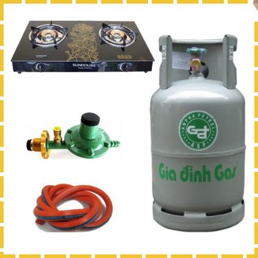 Bộ Bình Gas Bếp Gas Đôi sunhome