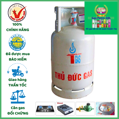 Bình Gas Xám Thủ Đức 12kg Đổi Gas Tất Cả Các Quận Huyện 15p