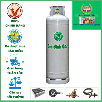Gas gia Đình Công Nghiệp 45kg Đổi Gas Tất Cả Các Quận Huyện 15P
