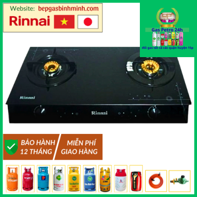 Bếp Gas Đôi Rinnai RV-7 Double Glass (SP) Việt - Nhật