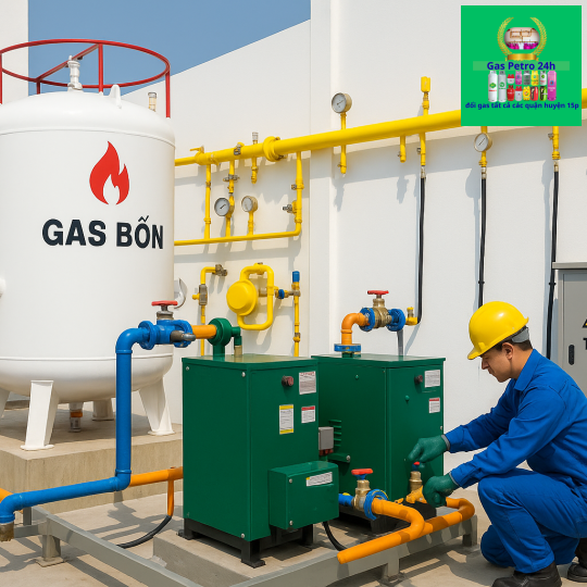 Tư Vấn, Thiết Kế, Sửa Chữa Lắp Đặt Hệ Thống Gas Trung Tâm Đủ Điều Kiện pccc An Toàn