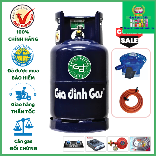 Gas Gia Đình Đỏ 12kg  Đổi Gas Tất Cả Các Quận Huyện 15P
