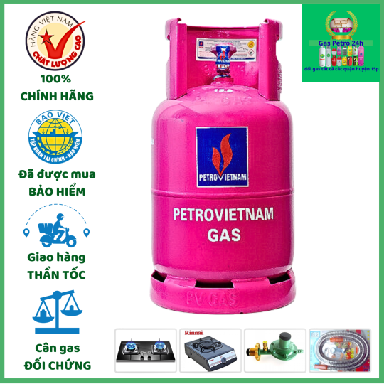 Gas Petro VietNam 6kg Đổi Gas Tất Cả Các Quận Huyện 15P