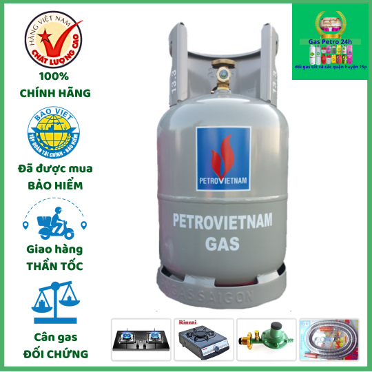 Gas Petro VietNam 6kg Đổi Gas Tất Cả Các Quận Huyện 15P