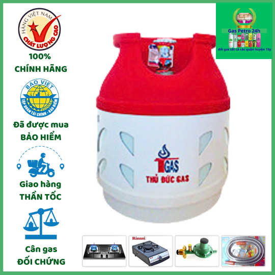  Bình Gas Vàng Thủ Đức 12kg Đổi Gas Tất Cả Các Quận 15p