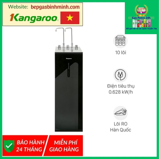Máy lọc nước RO nóng nguội lạnh Kangaroo KG10A18 10 lõi