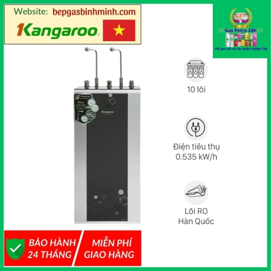 Máy lọc nước R.O nóng nguội lạnh Hydrogen Kangaroo KG10A4VTU 10 lõi