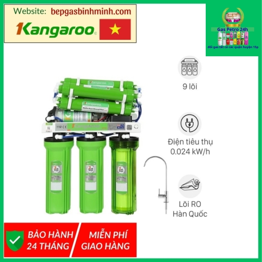 Máy lọc nước RO không vỏ Kangaroo KG110 9 lõi