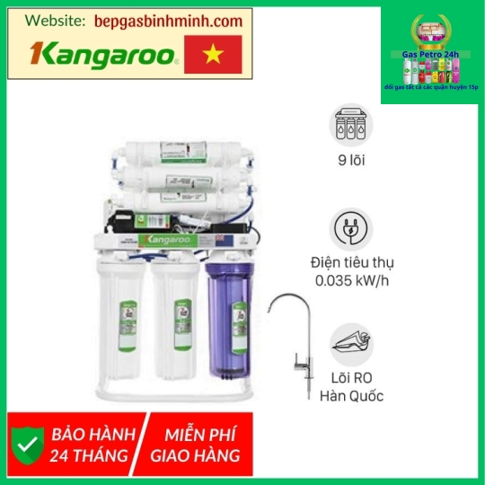 Máy lọc nước RO Kangaroo Hydrogen KGRP09HQ 9 lõi