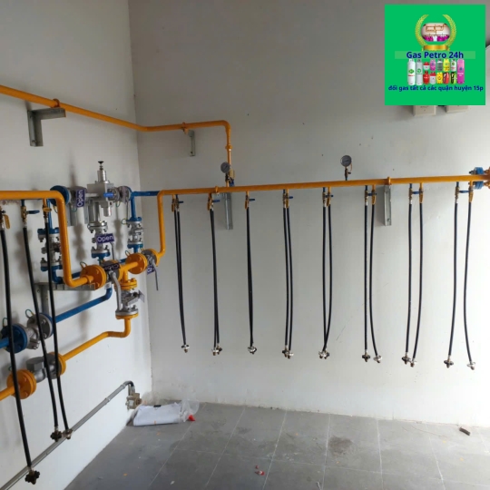 Lắp đặt hệ thống gas công nghiệp Nhà Hàng Đạt chuẩn PCCC