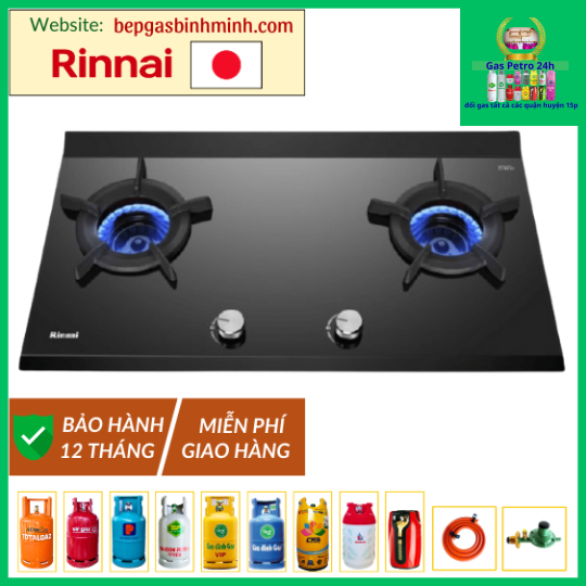 Bếp Gas Âm Rinnai RB-2VCGN Nhật Bản