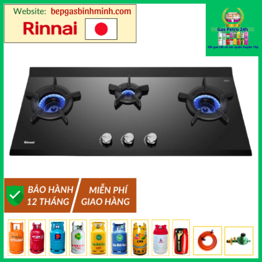 Bếp Gas Âm Rinnai RB-3VCGN Nhật Bản