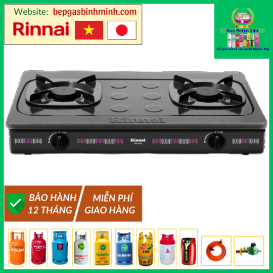 Bếp Gas Đôi Rinnai RV-2715(G) Việt - Nhật Chính Hãng