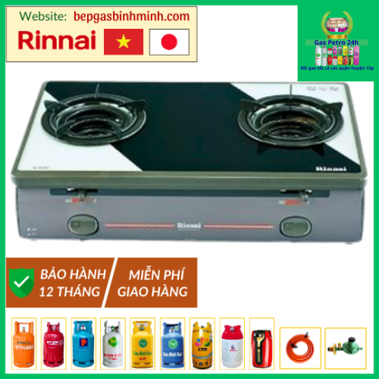 Bếp Gas Đôi Rinnai RV-5700 SCH(BW) Việt - Nhật