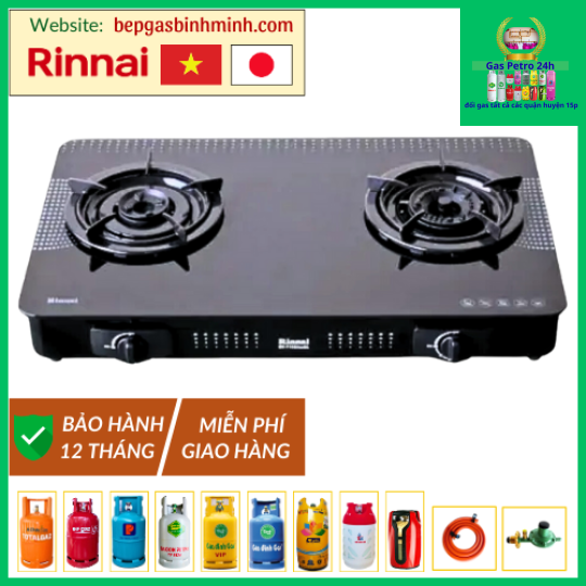 Bếp Gas Đôi Rinnai RV-715 Slim (GL-D) Việt - Nhật