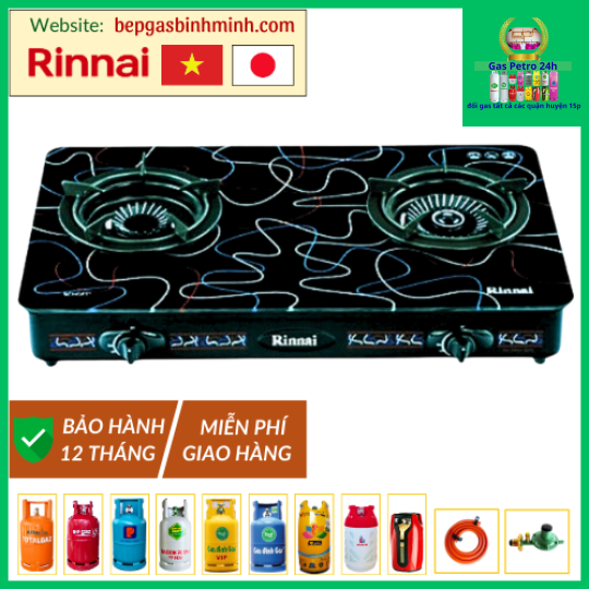 Bếp Gas Đôi Rinnai RV-715 Slim SCH(ZI) Việt - Nhật