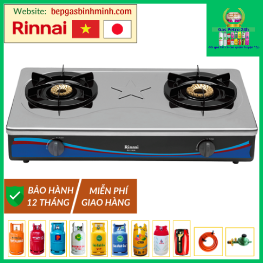 Bếp Gas Đôi Rinnai RV-740A(SMC) Việt - Nhật Chính Hãng