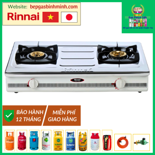 Bếp Gas Đôi Rinnai RV-770(S1) Việt - Nhật Chính Hãng