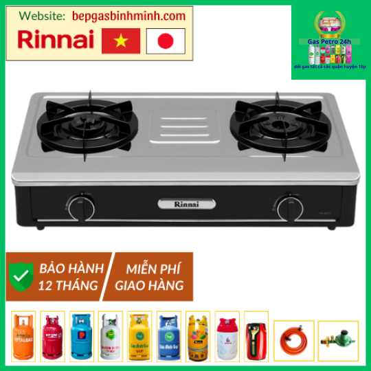 Bếp Gas Đôi Rinnai RV-A271B(S) Việt - Nhật