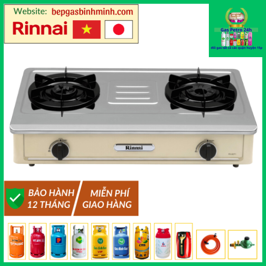 Bếp Gas Đôi Rinnai RV-A271Y(S) Việt - Nhật