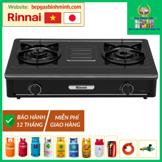 Bếp Gas Đôi Rinnai RV-B271SB(EB) Việt - Nhật