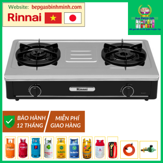 Bếp Gas Đôi Rinnai RV-B271SB(S) Việt - Nhật