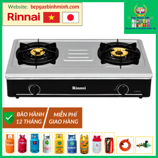 Bếp Gas Đôi Rinnai RV-B274SB(S) Việt - Nhật