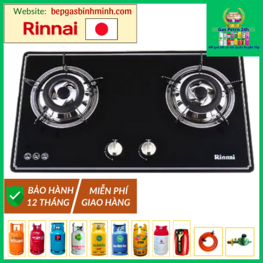 Bếp Gas Âm Rinnai RVB-2BG(B)N Nhật Bản