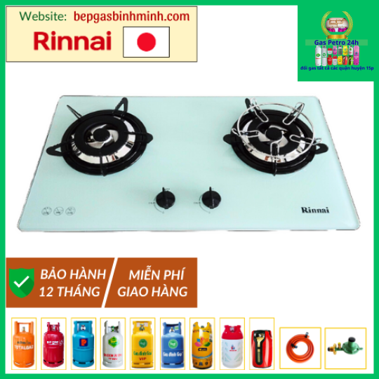 Bếp Gas Âm Rinnai RVB-2WGN Nhật Bản