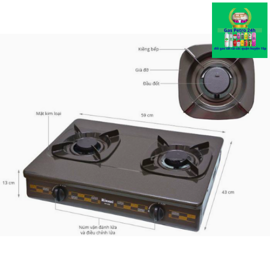 Bếp Gas Rinnai RV-260(G)N Việt - Nhật Chính Hãng