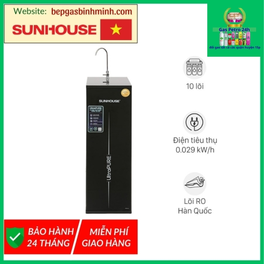 Máy lọc nước RO Sunhouse UltraPURE SHA8810K 10 lõi