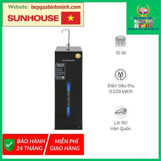 Máy lọc nước RO Sunhouse UltraPURE SHA8811K 10 lõi