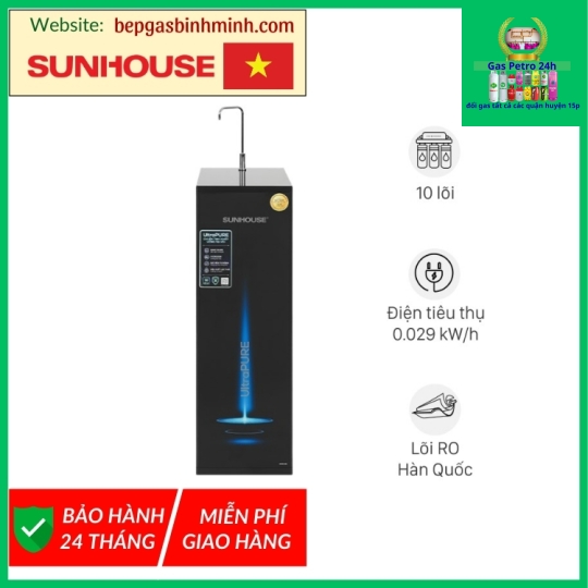 Máy lọc nước RO Sunhouse UltraPURE SHA8815K 10 lõi