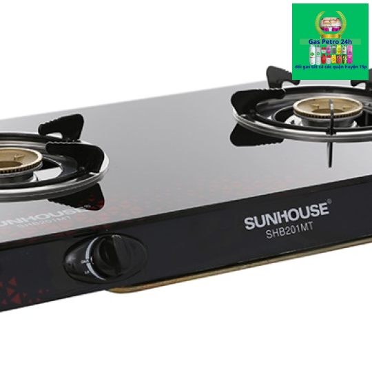 Bếp Gas Đôi Mặt Kính SUNHOUSE SHB 201MT