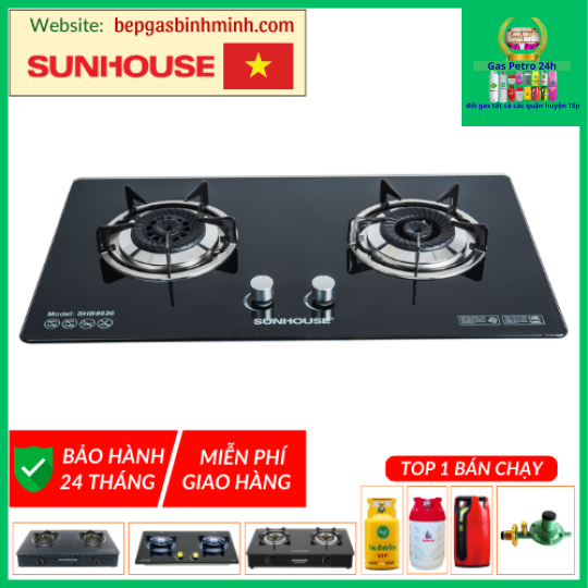 Bếp Gas Âm SUNHOUSE SHB6636 Chính Hãng