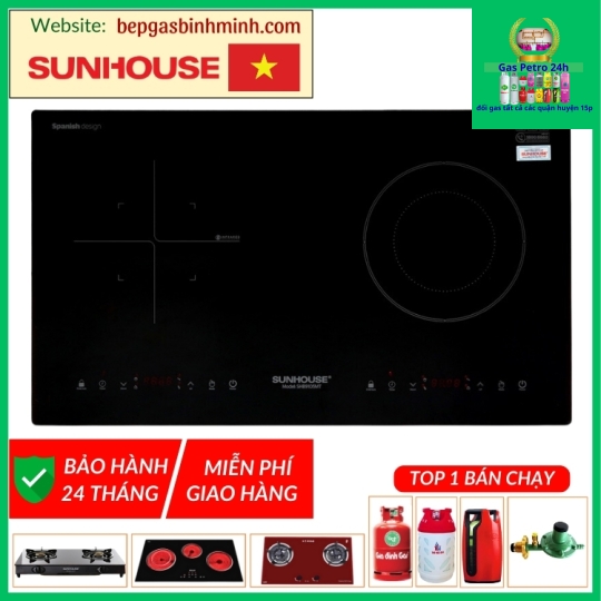 Bếp Từ Hồng Ngoại Âm SUNHOUSE SHB9105MT 3600W