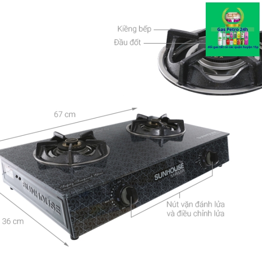 Bếp Gas Đôi SUNHOUSE MAMA MMBB0787MT